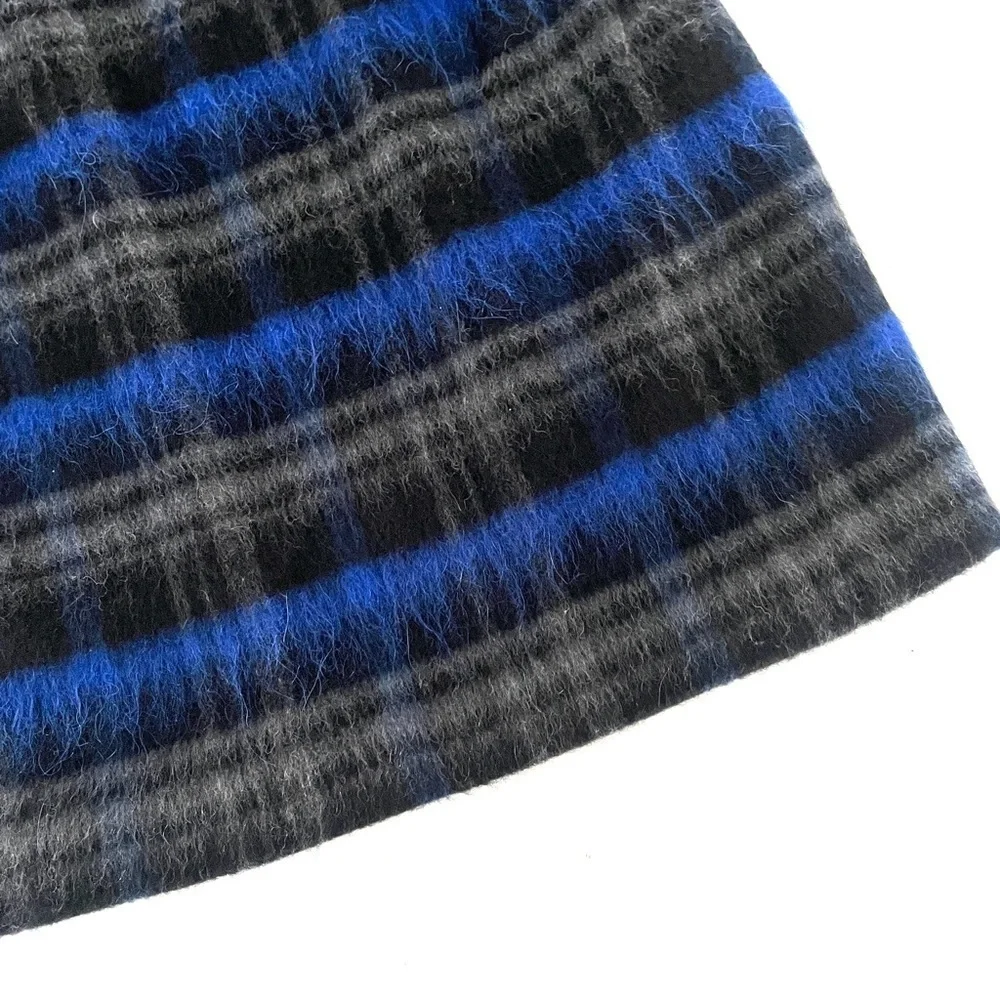 The Kooples Wool Mohair Plaid Mini Skirt - Picture 6 of 7